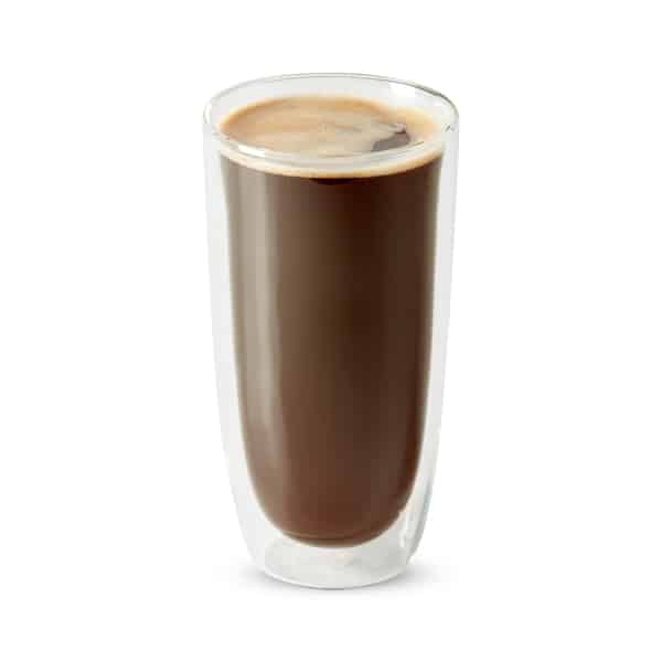 latte and espressos menu