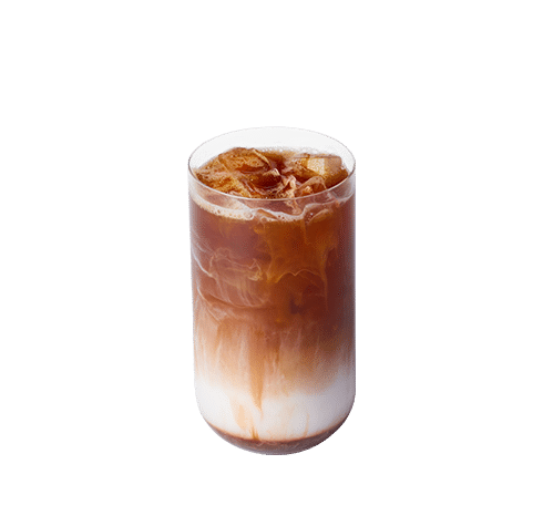 Café glacé Flash Barre Nanaimo avec noix de coco / 
